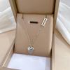 Real Gold Cold Necklace In The E-Commerce Good Goods Furnace, Women'S Collarbone Chain With Jewelry