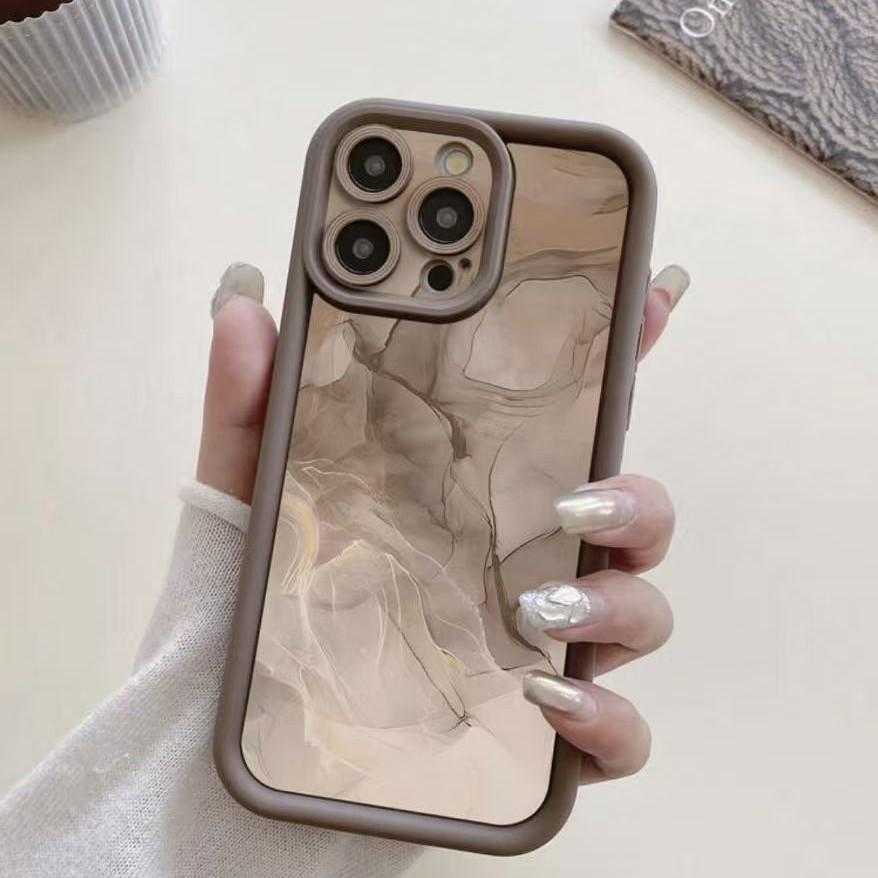 Coffee Color iPhone 17/17 Pro Max Case for Foreign Trade (Also Fits iPhone 12/13/14 Pro)