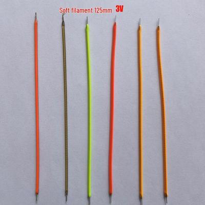 3V Soft Filament LED Wire Lights - Available In Red, Green, Blue, Yellow, Pink, and Multicolor; Sizes: 60MM, 80MM, 95MM, 125MM, 133MM.