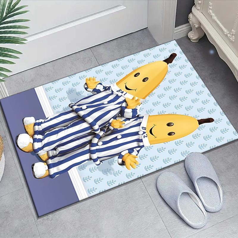 1pc Banana Design Area Rug - Non-Slip, Soft & Cozy Floor Mat for Living Room, Bedroom, Office - Indoor/Outdoor Decorative Carpet