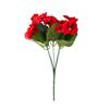 Lifelike Appearance Silk Pansy Flowers Intricate Styling