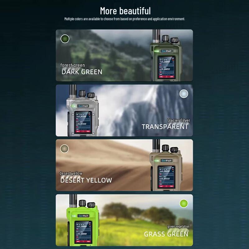 Senheikes GT-12 Flerbands Handhållen Walkie-Talkie (CN-version)