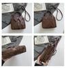 Women's Korean Style Casual Shirt with Solid Color and Single Shoulder Crossbody Handbag – 2025 Fashion Trend
