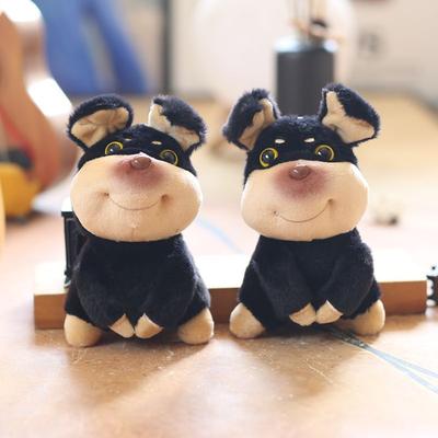 Bonito Bonito Abelha Cachorro Pequeno Pingente Brinquedo De Pelúcia Boneca Filhote De Cachorro Bolsa Pendurada Decoração Chaveiro Boneca Boneca