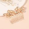 Women Hair Comb Metal Butterfly Bridal Hair Pins Clips Ornaments Fashion Jewelry Wedding Hair Accessories Headdress Wholesale