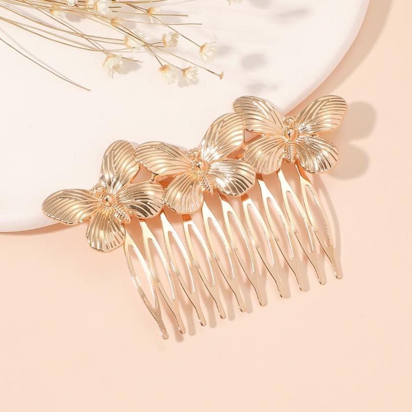 Wedding Hair Accessories Leaf Hair Clips for Women Fashion Crystal Bride Headdress Hairpin Crystal Hair Combs Girls Jewelry Gift
