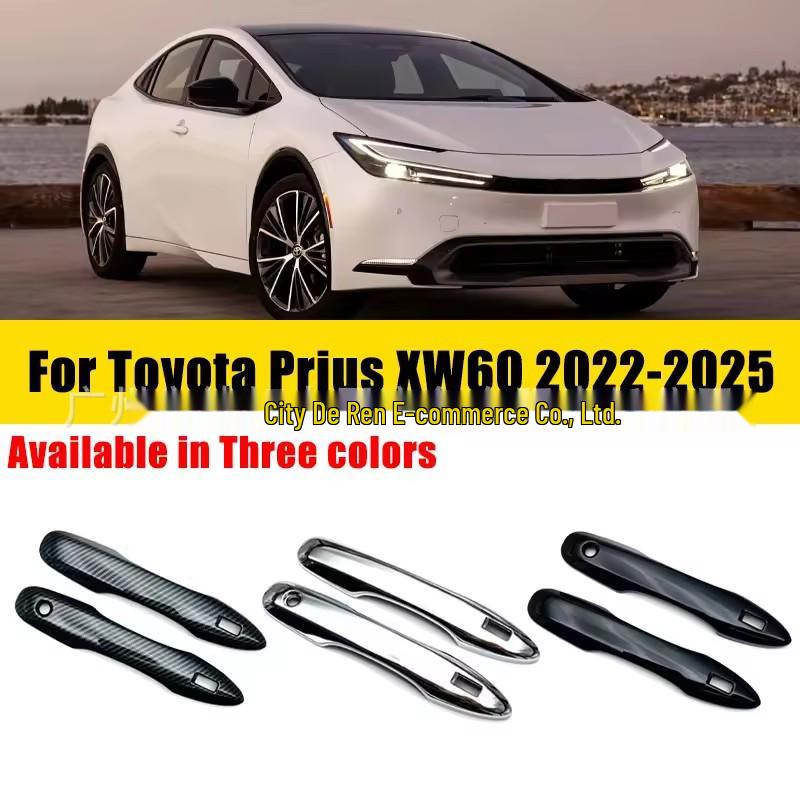 Electroplated Door Handle Cover for 2022-2025 Toyota Prius XW60