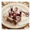 Handcrafted Embroidery Hand-dyed 100% Silk Embroidery Thread Mulberry Silk Thread Embroidery Flower Thread True Thread Silk Thread 10 Colors 220m