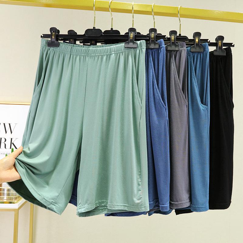 Men's Modal Summer Sleep Shorts - Loose, Lightweight Pajama Boxers
