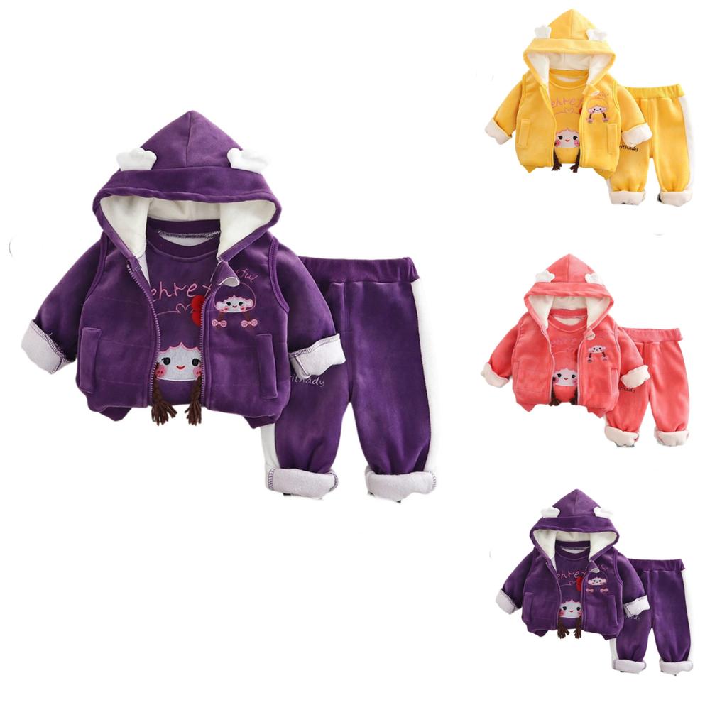 Kids Casual Long-Sleeve Set, Comfortable Daily Wear Outfits