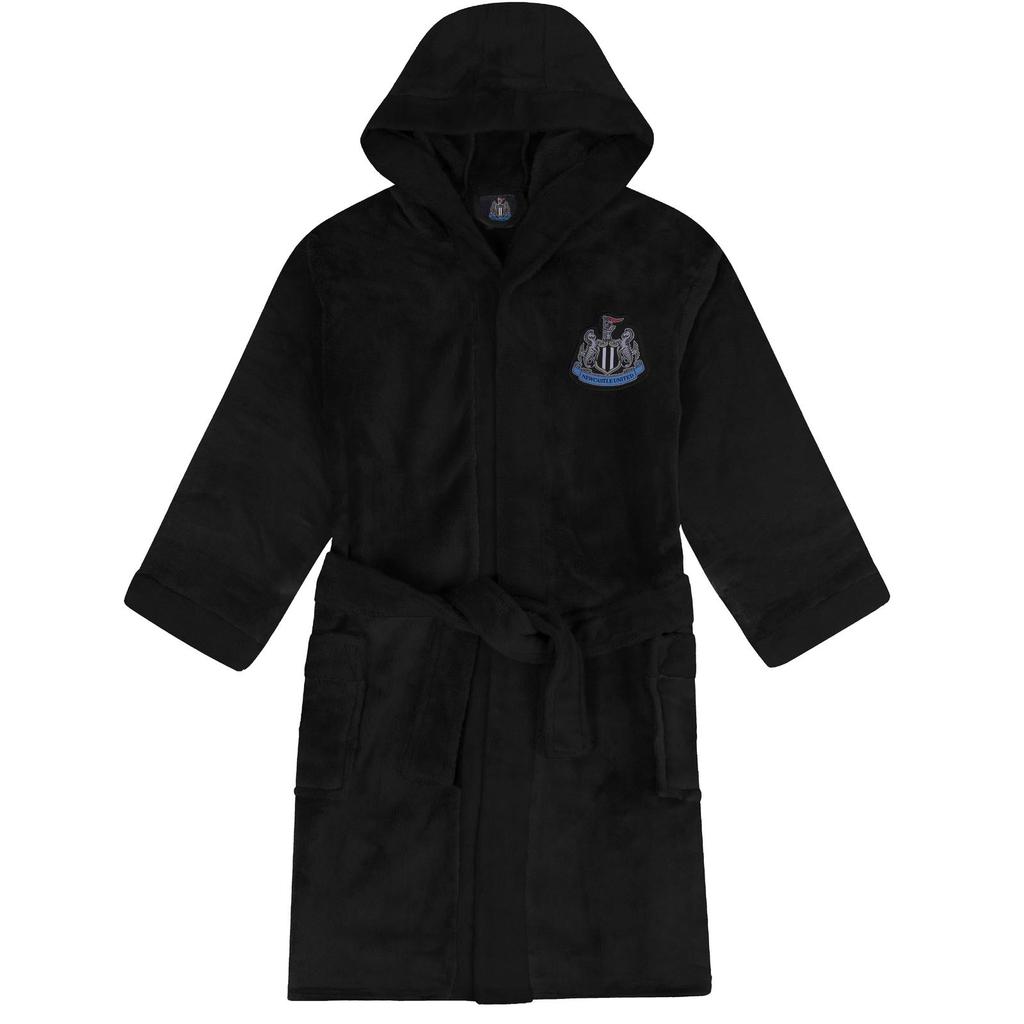 Newcastle United FC Men's Crest Fleece Dressing Gown