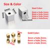 20pcs 2 3 4 5mm Stainless Steel Square Cube Bead Hole 1mm 2mm Spacer Loose Beads DIY Needlework Bracelet Necklace Jewelry Making