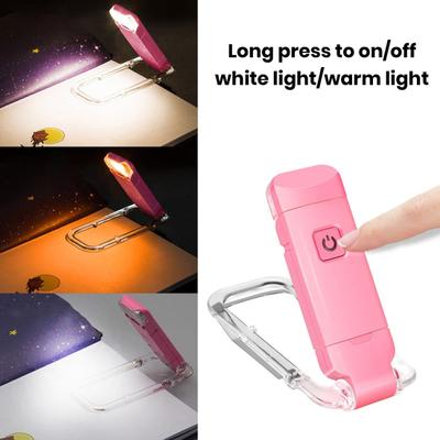 Yousheng אור קריאה USB נטענת LED ספרי קריאה מנורת קריאה ניידת רכה ניידת מתקפלת מנורת קליפ ספר לבית ספר