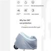 Funda Protectora para Moto Exterior Interior Impermeable para Moto Bicicleta Scooter Exterior Lluvia y Polvo Protección Solar UV Funda para Moto