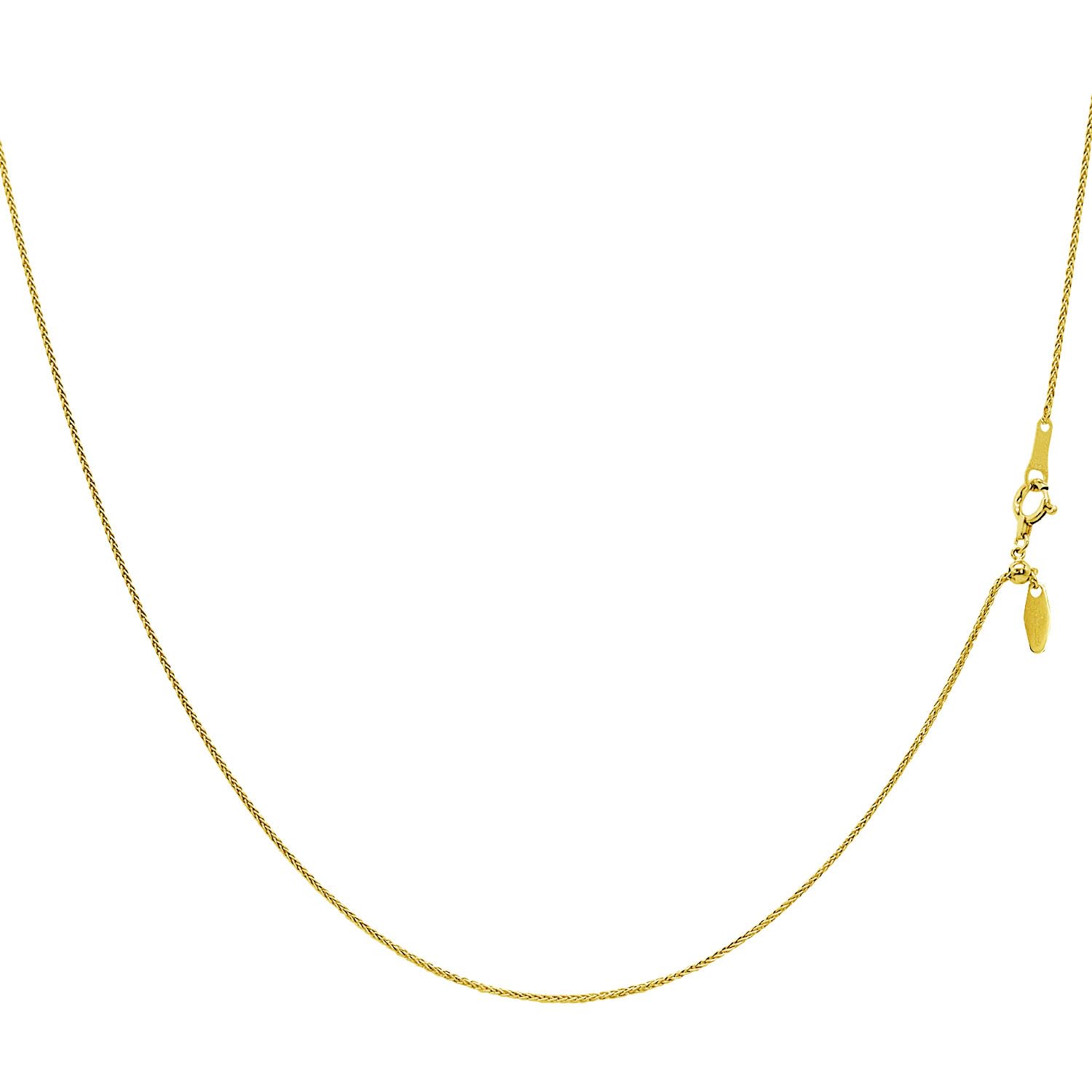 

Gold Chain Necklace 18K K18 Triple Spike Width Maximum 45cm Length Adjustable [Lara Christie] 0.8mm Approx. 2.0g lc97-0014 золотий