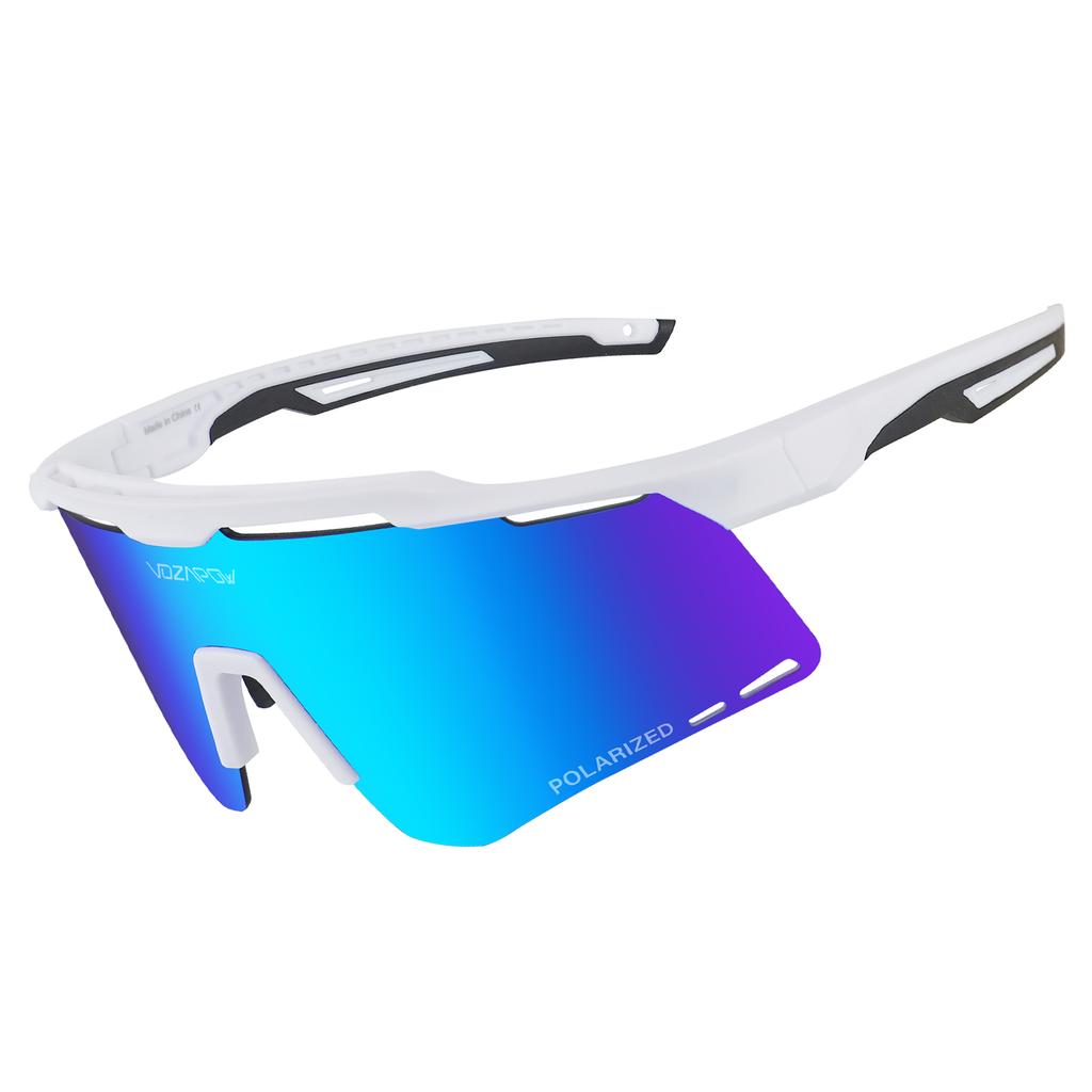 Radbrille Herren Damen Polarisiert MTB Rennrad Sonnenbrille Fahren Baseballbrille UV400 Schutz Sportbrille