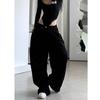 American Retro Sports Pants, Sweatpants, Men's And Women's Spring Lazy Drape Mopping Trousers, Loose And Versatile Wide-Leg Casual Pants
