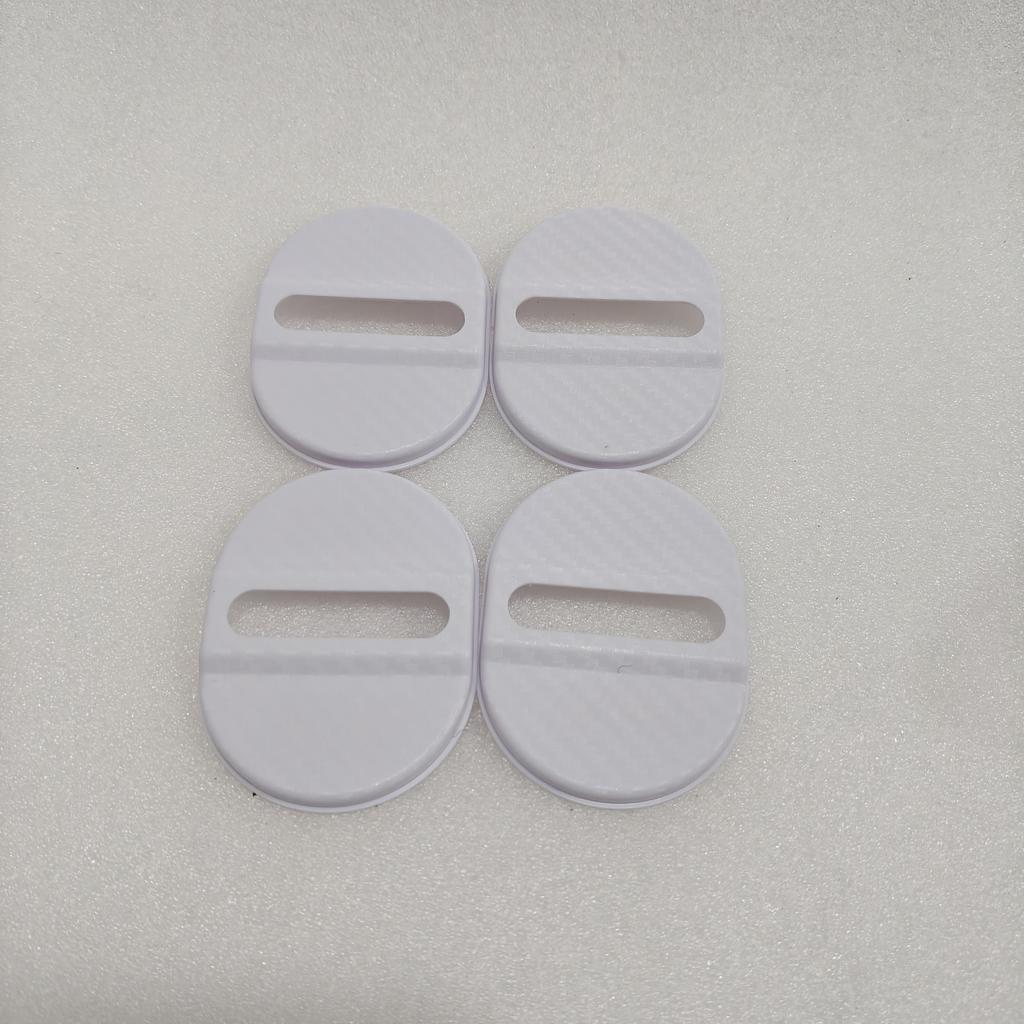 4pcs door lock buckle protective cover door lock cover vibration reduction and noise reduction adhesive buffer