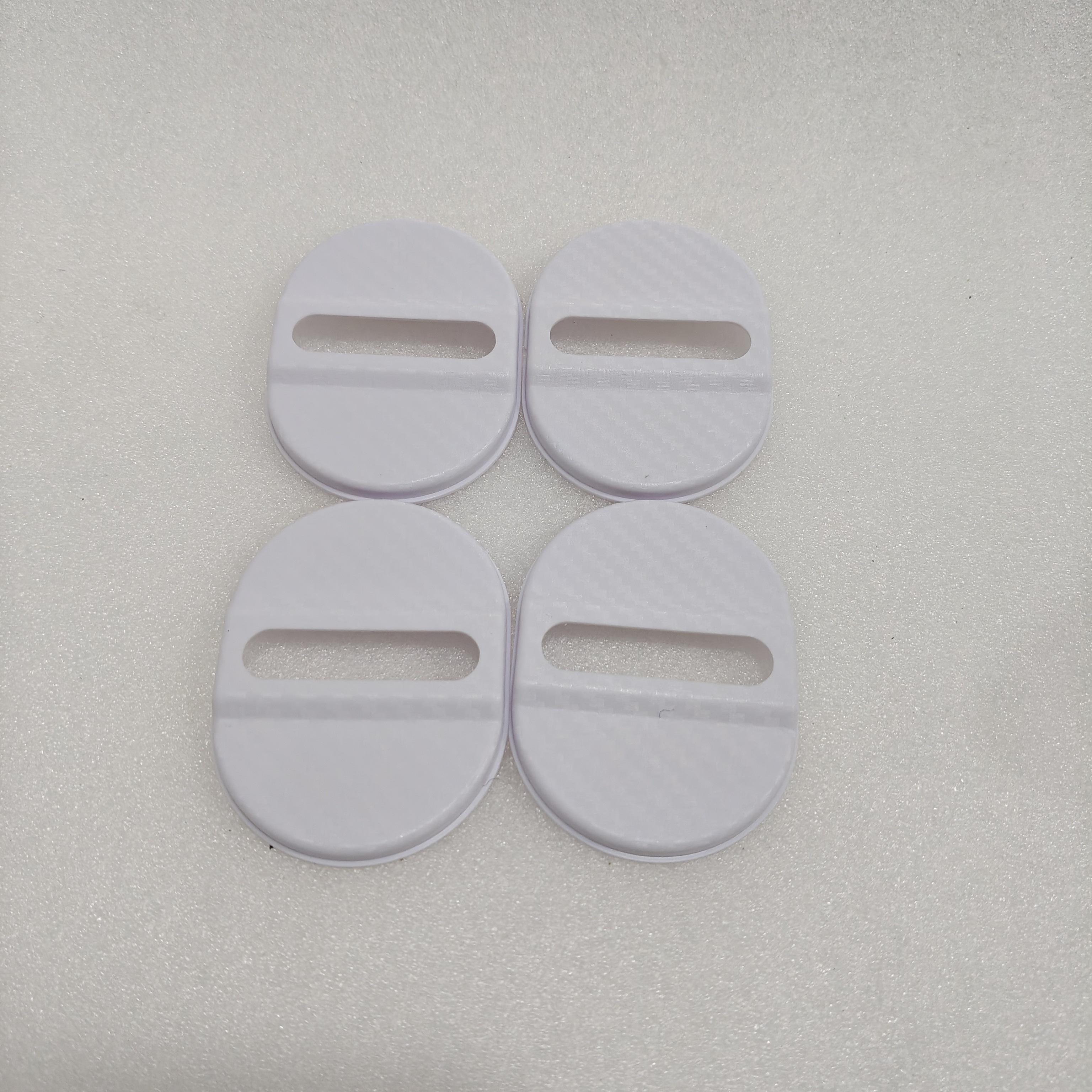 

4 шт. защитная крышка замка двери, защита замка двери, шумоподавление и виброизоляция, клейкий буфер