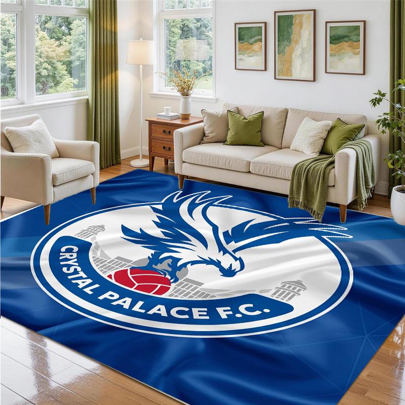 Crystal Palace Design Crystal Velvet Rug Soft Decorative Mat for Bedroom Entrance
