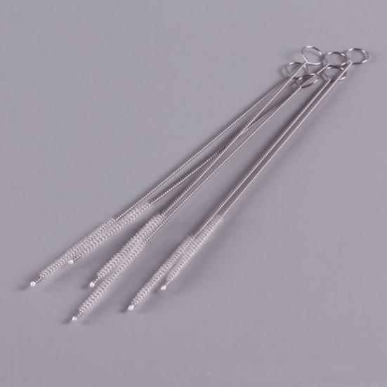 10Pcs Metal Straw Cleaning Brushes Drinking Pipe Glass Tube Milk Bottle Cleaner