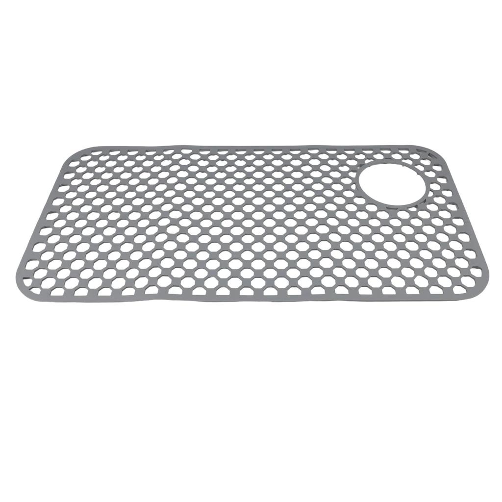 Heat Resistant Mat Collapsible Sink Mat Customizable Size Dishwasher Safe Food-Grade Silicone Quick Drying Design