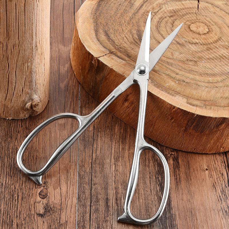All Stainless Steel Bonsai Scissors, Sharp Floral Pruning Shears For Leaf Bud Cutting, Branch Trimming & Flower Arrangement, Precision Garden Shears