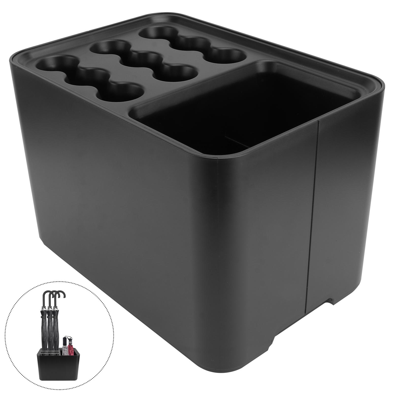 

Подставка для зонтов Стойка для хранения в прихожей Декор Креативный комнатный белый держатель Полки чёрный