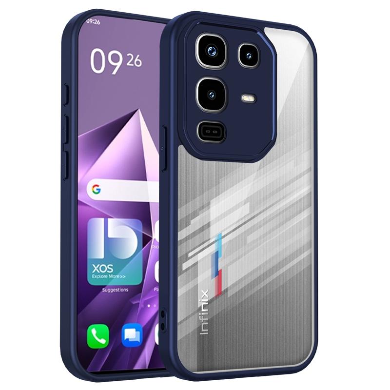Transparent Silicone Case For Infinix Note 50 40 Pro Note50 note40 Pro Plus 40S 40X 50X 4G PC Back TPU Bumper Shockproof Cover