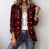 Women's Fashion Long Sleeve Ruffle Button-Down Cardigan Top Jacket for Casual Everyday Wear
