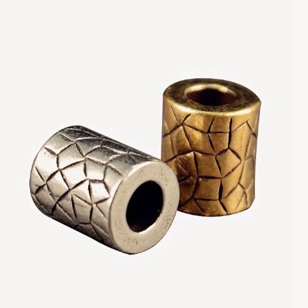 Charms Cylindrical Ring Retro Bead Handmade Paracord Bead  EDC Outdoor Tool