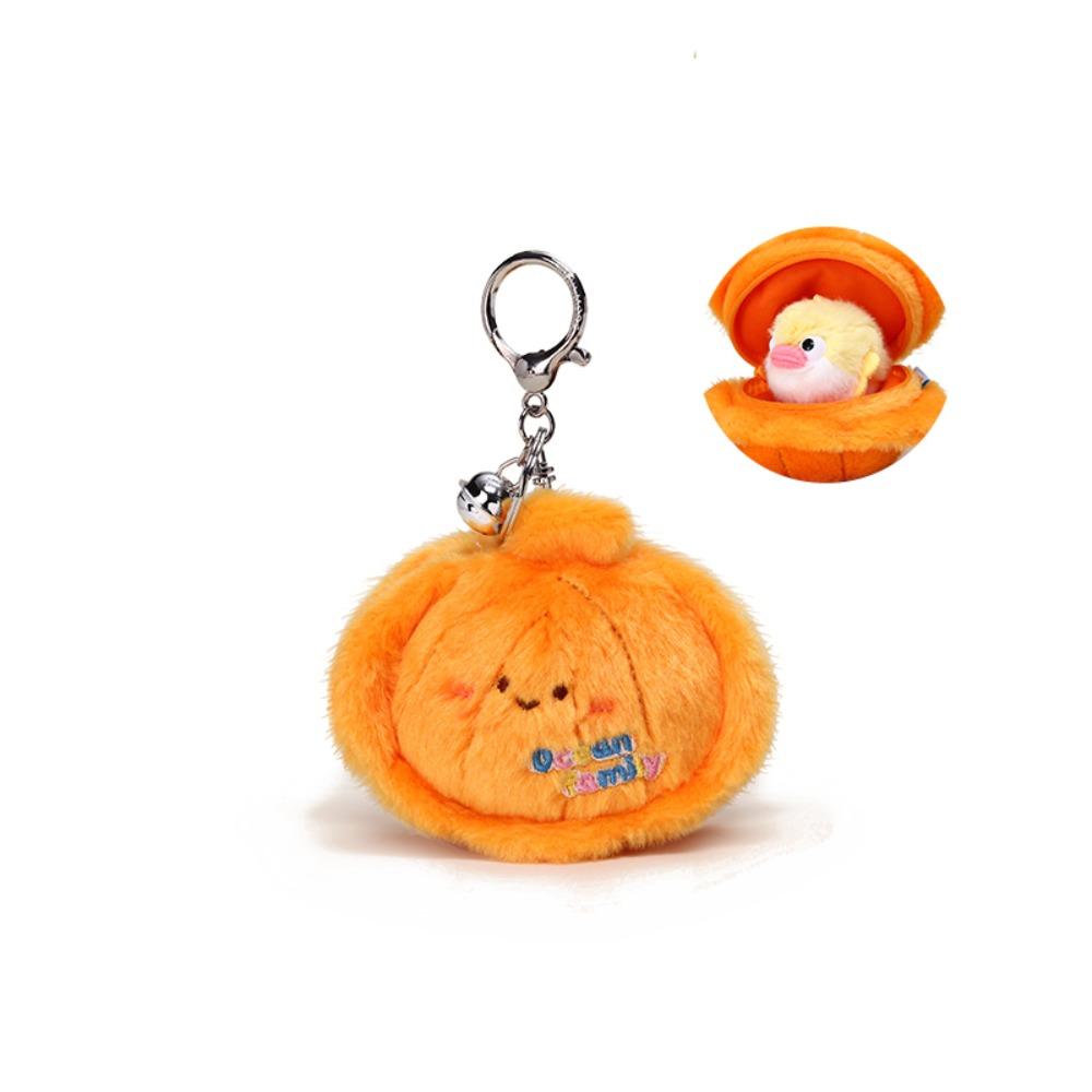 Simulation Fluffy Whale Keyring Soft Small Turtle Pendant  Birthday Gift