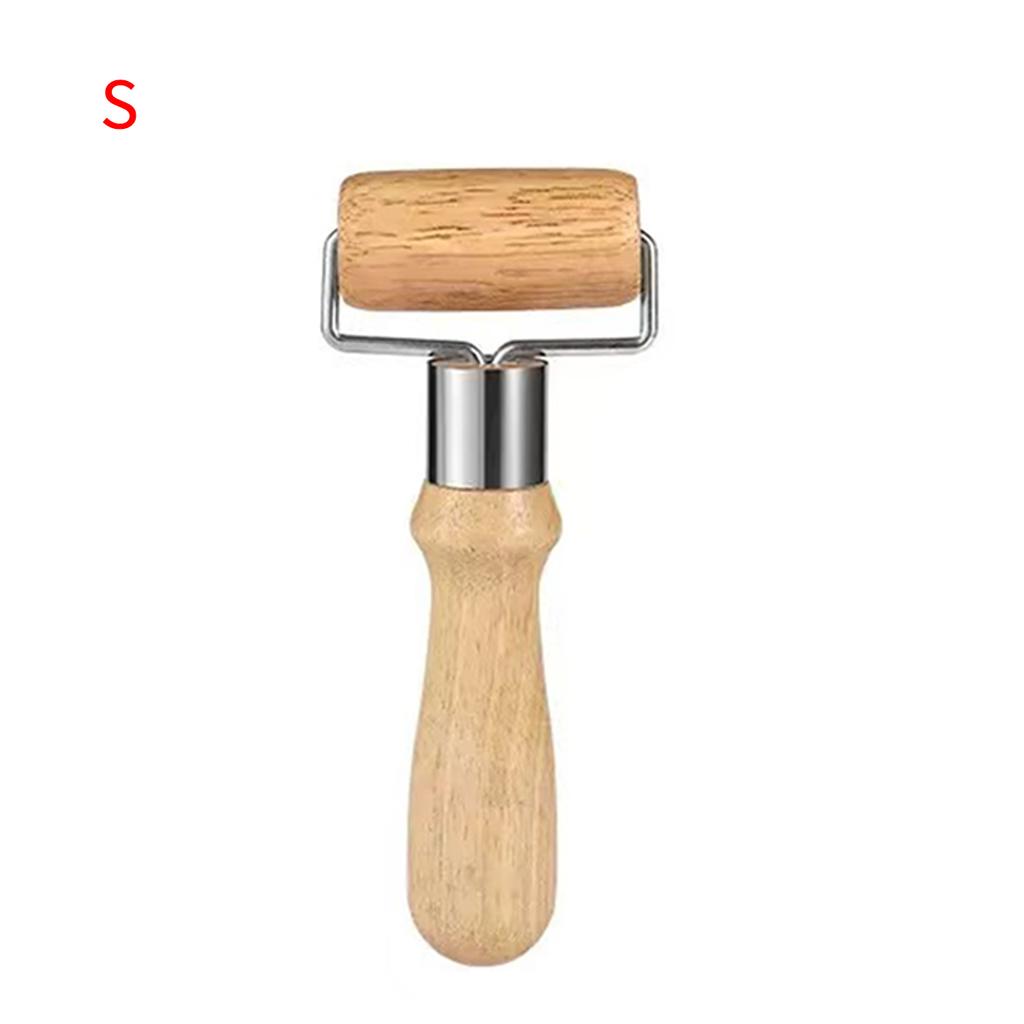1PC Dough Baking Roller for Pizza Baking; Small Wooden Rolling Pin; Non-stick; Household Kitchen Utensil.