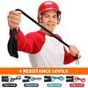 Skylety 4 Pieces Baseball Bands Resistance Exercise Elastic Rubber Baseball Arm Bands for Softball Trainer Pitcher Pitching Training Kids Teens