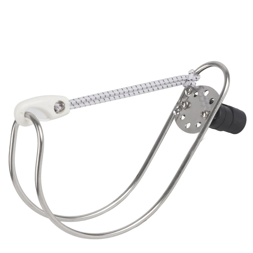 4.5in Stainless Steel Lifebuoy Ring Bracket Horseshoe Holder for Marine Boat Ship