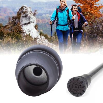 16/19/22mm Rubber Pad Cap Non-Slip Walking Stick Crutch Cane Bottom Pads Cover Protector Climbing Hiking Trekking Pole Tip