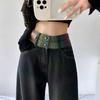 Black High Waist Loose Fit Wide Leg Jeans for Women Stylish and Comfortable Pants