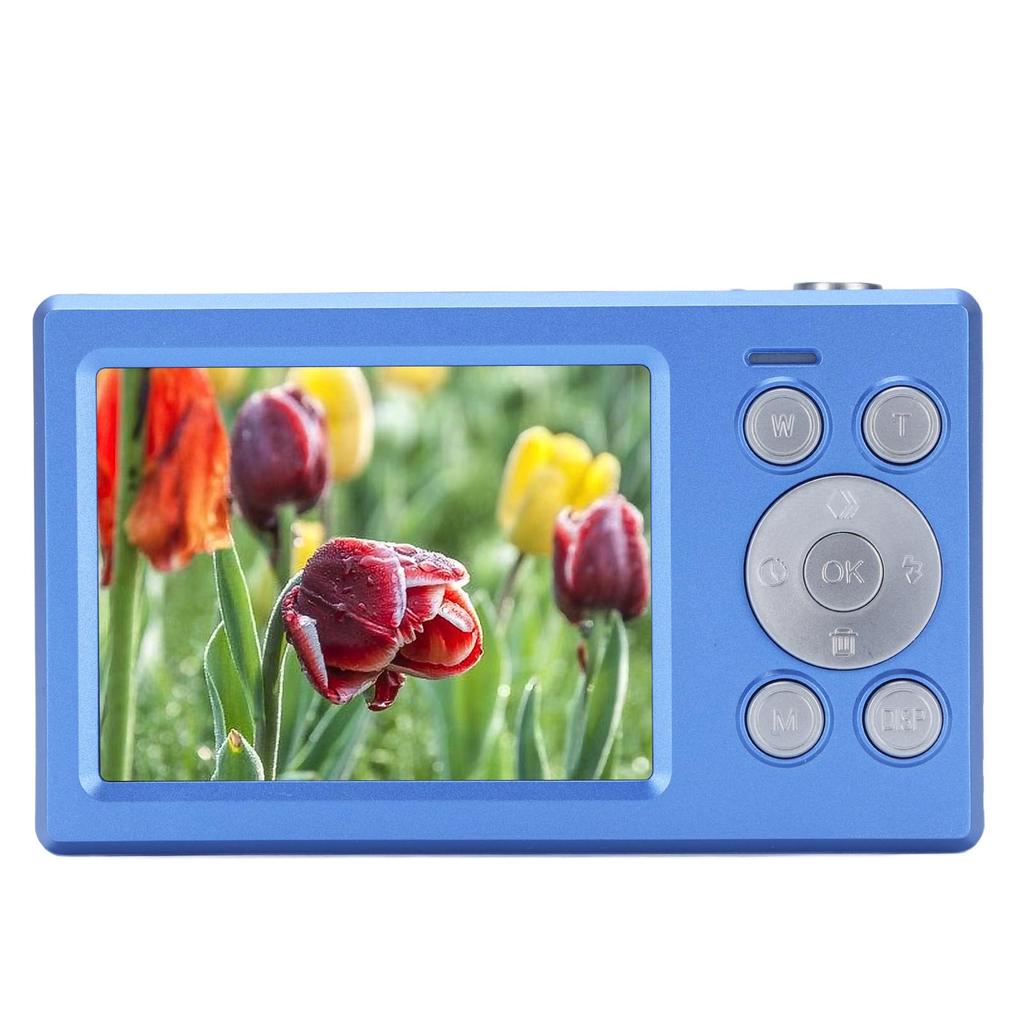 1080P Digital Camera 48MP Autofocus Compact Point and Shoot Camera 16X Zoom Anti Shake Portable