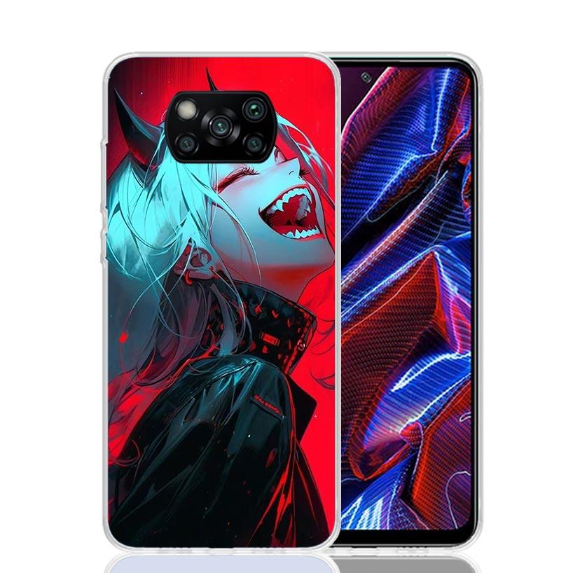 Crazy Gothic Japan Anime Girls Phone Case For Xiaomi Poco F7 Ultra X7 X6 Pro X5 Redmi 15 15C 13 13C 12 12C 10 10A 10C 9 9A 9C 9T