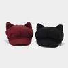 Cat Ear Beret Cap Girls Vintage Chauffeur Hat Subculture Cap Party Headpieces
