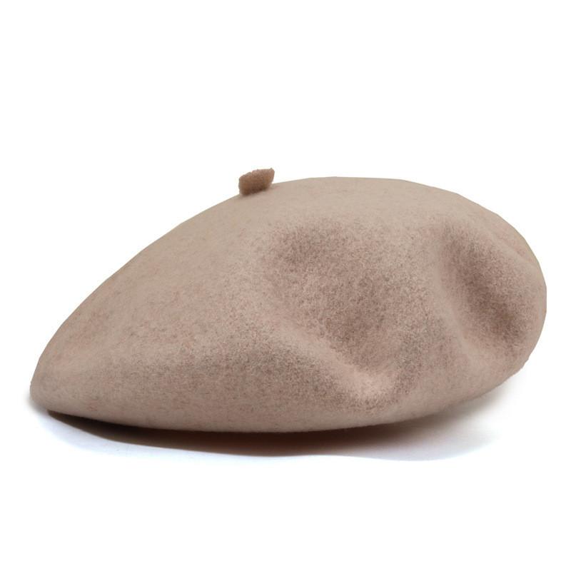 Beret Knit Wool Autumn Winter Vintage Womens Casual Outing Comfortable Warm