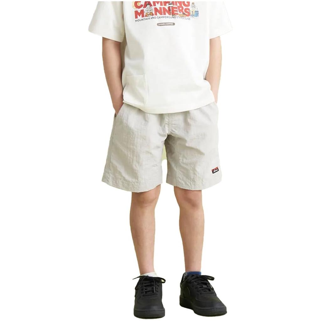 NYLON TUSSER KIDS EASY SHORTS Nylon Tusser Kids Easy Shorts [NANGA] (90, BLK)