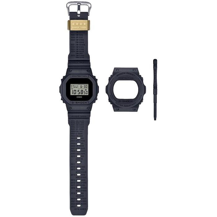 [Casio] G-Shock 40th Anniversary Remaster Black Series DWE-5657RE-1JR Men s Watch with Parts Box - Black