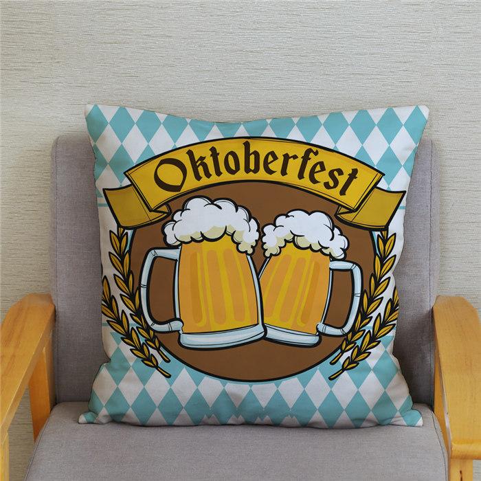 

Винтажная подушка для пива, наволочка из персиковой кожи, модный домашний декор, наволочка, наволочка 50x50cm