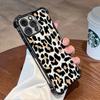 Hot-selling iphone13 leopard print mobile phone case 17promax anti-drop airbag case Apple 16 high-value women's model