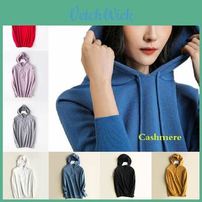 Women's Loose Sweater Knitted Soft Cashmere Hoodies Coat For Cozy Comfort