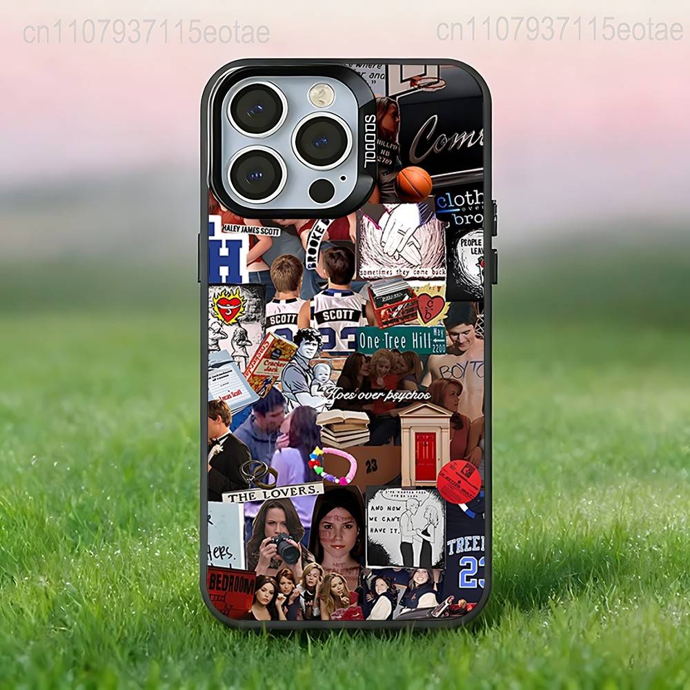 O-One Tree H-Hill Heart TV Black Phone Case Compatible with iPhone 17 16 15 14 13 12 11, Pro, Max, Plus, E, Air, Mini