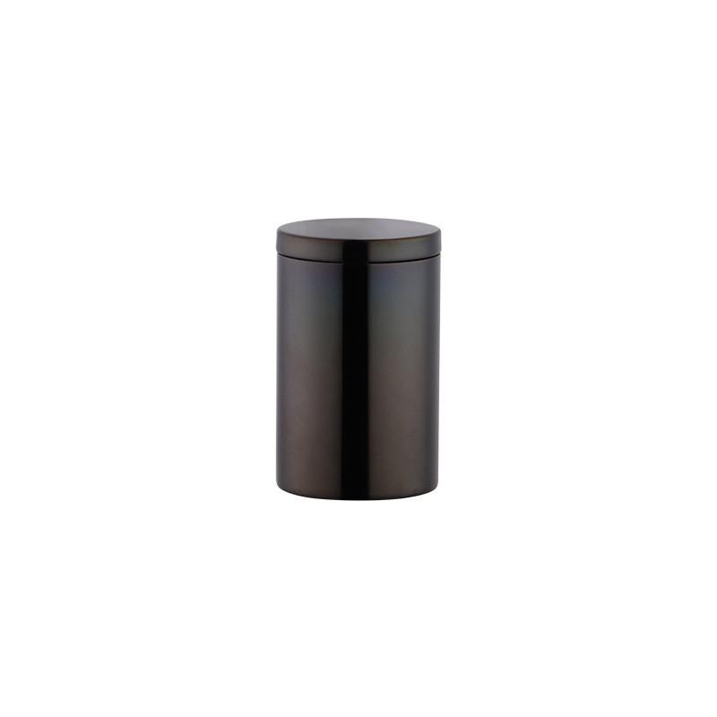 Modern Minimalist Stainless Steel Tea Canister With Sealed Lid For Storage And Preservation