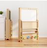 Solid Wood Children's Erasable Chalkboard Easel for Writing & Drawing