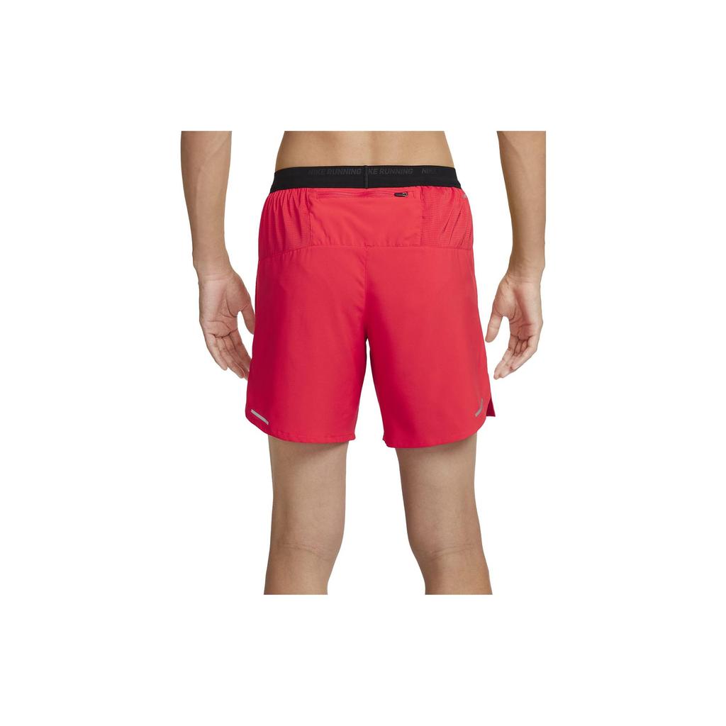 Nike Pantaloncini da Corsa Dri-Fit Uomo Rosso Pepe FB7064-673